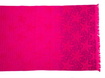 Stars ПЛАЖНА ХАВЛИЯ Жакардов 80x150 cm Fuschia