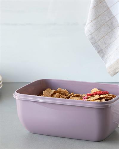 Stella Кутия За Съхранение Правоъгълен Пластмаса 1400 мл Дамсон