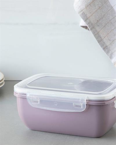 Stella Кутия За Съхранение Правоъгълен Пластмаса 1400 мл Дамсон