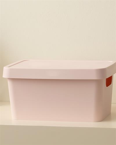 Stella Кутия За Съхранение Пластмаса 17x25x13 см Пудра