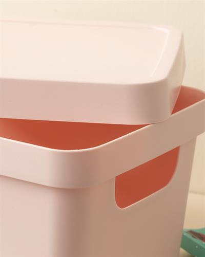 Stella Кутия За Съхранение Пластмаса 17x25x13 см Пудра