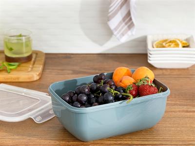 Stella КУТИЯ ЗА СЪХРАНЕНИЕ Правоъгълно Пластмасов 2300 ml Тъмен Селадон