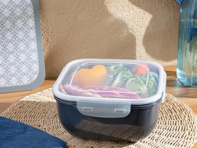 Stella КУТИЯ ЗА СЪХРАНЕНИЕ Квадратна Пластмасов 2400 ml Anthracite