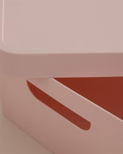 Stella Кутия За Съхранение Пластмаса 27x37x14 см Пудра