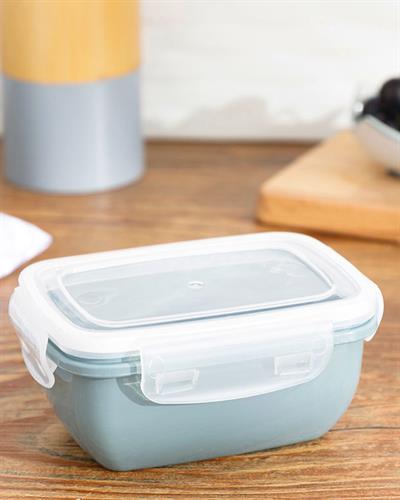 Stella Кутия За Съхранение Правоъгълен Пластмаса 400 мл Тъмен селадон