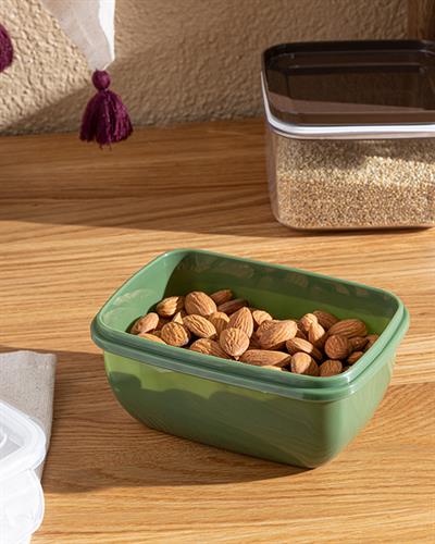 Stella Кутия За Съхранение Правоъгълен Пластмаса 400 мл Зелен