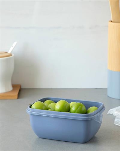 Stella Кутия За Съхранение Правоъгълен Пластмаса 400 мл Сив