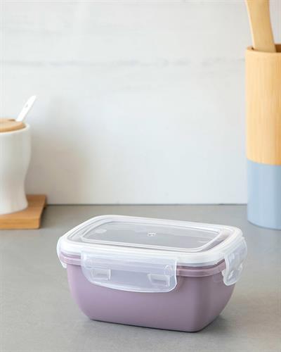 Stella Кутия За Съхранение Правоъгълен Пластмаса 400 мл Дамсон