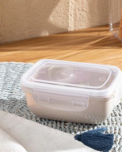 Stella Кутия За Съхранение Правоъгълен Пластмаса 400 мл Тъмнобежов