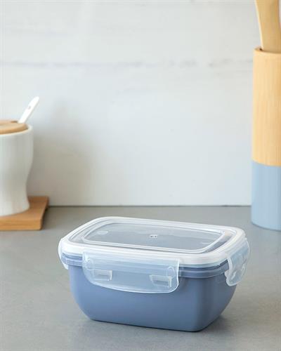 Stella Кутия За Съхранение Правоъгълен Пластмаса 400 мл Сив