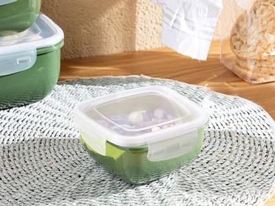 Stella КУТИЯ ЗА СЪХРАНЕНИЕ Квадратна Пластмасов 500 ml Green