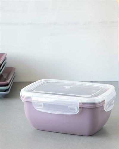 Stella Кутия За Съхранение Правоъгълен Пластмаса 800 мл Дамсон