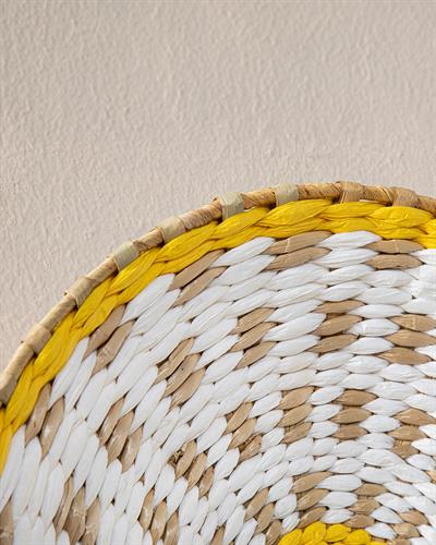 Stena Straw Wall Accessory 30x5 cm Natural - Yellow