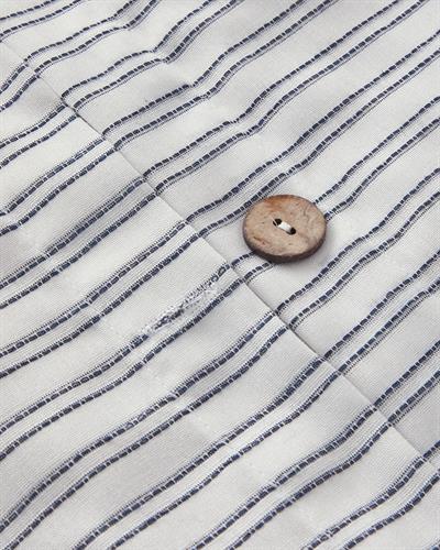 Stitch Line Спално Бельо Компле Единичен Размер, Боядисана Нишка, Тъмно Синьо, 160 X 220 Cm