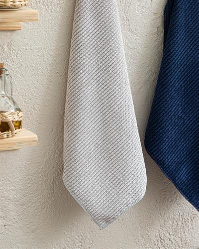 Stoffa Кухненска Кърпа 2Бр., Полиестер, Сиво-Тъмно Синьо, 30 X 40 Cm