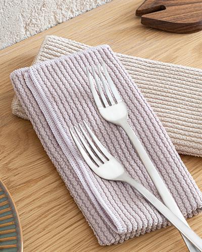 Stoffa Кухненска Кърпа 2Бр., Полиестер, Бежово-Пудра, 30 X 40 Cm