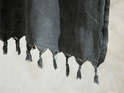 Stonewash Пещемал Памучен 85x150 см Антрацит