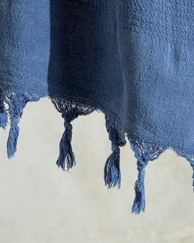 Stonewash Пещемал Памучен 85x150 см Син