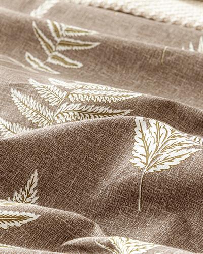 Stony Fern Спален Комплект Единичен Памучен 160x220 см Brown