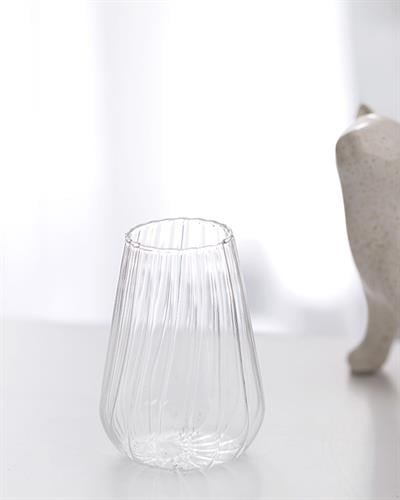 Straight Ваза Стъкло 6x8 см Прозрачен
