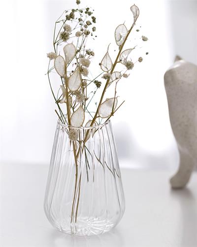 Straight Ваза Стъкло 6x8 см Прозрачен