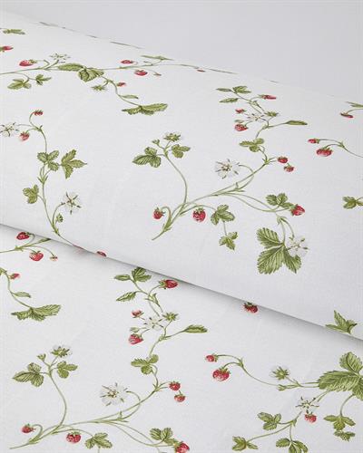 Strawberry Спален Комплект Двоен Памук 200x220 см Зелен - Червен.