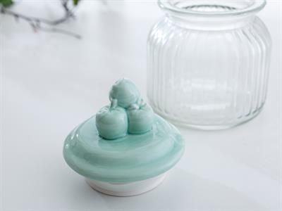 Strawberry КУТИЯ ЗА СЪХРАНЕНИЕ Керамичен DarkPink