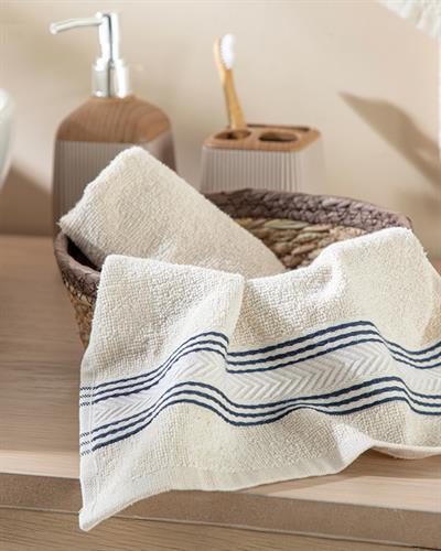 Streamline Кърпа За Ръце С избелял ефект 30x45 см Бежов - Син.