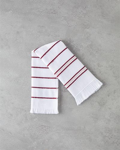 Stria Кърпа За Сушене Памучен полиестер 30x50 см Бордо