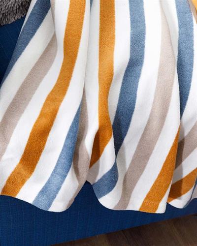 Stripe Тв Одеяло Полар 120x170 см Горчица
