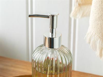 Striped ДОЗАТОР ЗА ТЕЧЕН САП 8x8x19 cm Transparent