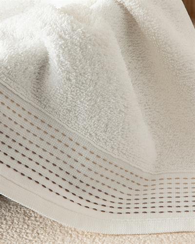 Stripes Хавлии За Ръце На Райета, Екру, 30 X 40 Cm