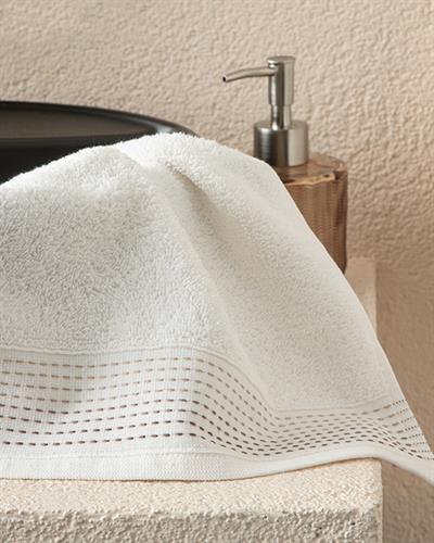 Stripes Хавлии За Ръце На Райета, Екру, 30 X 40 Cm