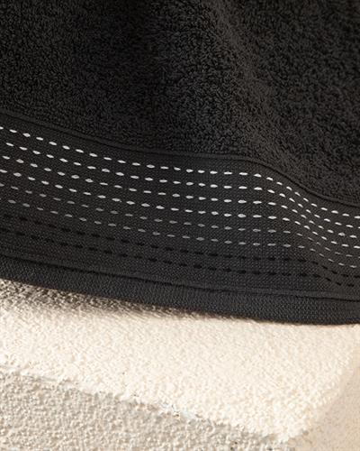 Stripes Хавлии За Ръце На Райета, Антрацит, 30 X 40 Cm