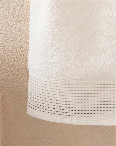 Stripes Хавлия За Лице На Райета, Екру, 50 X 76 Cm