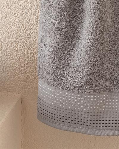 Stripes Хавлия За Лице На Райета, Сиво, 50 X 76 Cm