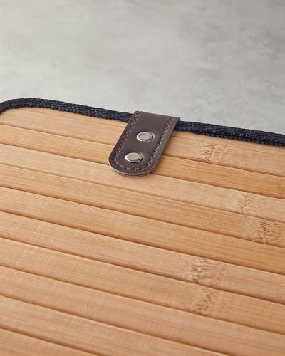 Stripy Кутия За Съхранение Бамбук 28X20X18 см Натурален