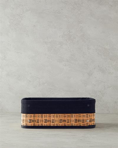 Stripy Кошница Бамбук 32x22x12 см Натурален