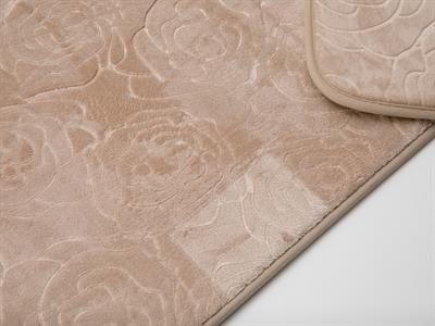 Summer Rose ПОСТЕЛКА ЗА БАНЯ КО С нехлъзгащ се гръб 60x100 - 50x60 cm Beige