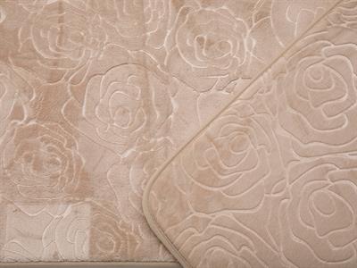 Summer Rose ПОСТЕЛКА ЗА БАНЯ КО С нехлъзгащ се гръб 60x100 - 50x60 cm Beige