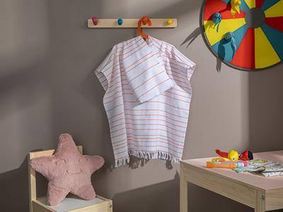 Summer Stripe ДЕТСКА ПЕЛЕРИНА Пещемал 7-8 YaÅ Orange,