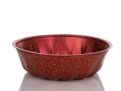 Sunny ФОРМА ЗА КЕКС Кръгла Гранит 25 cm Claret Red