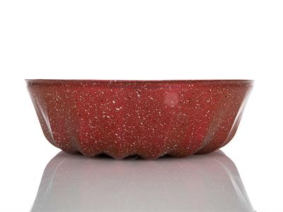 Sunny ФОРМА ЗА КЕКС Кръгла Гранит 25 cm Claret Red