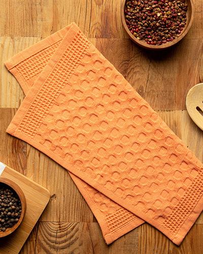 Sunny Кърпа За Сушене Памук 30x30 см Оранжев