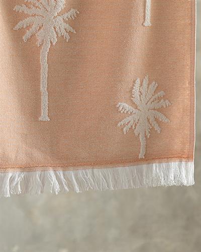 Sunny Плажна Хавлия Една Страна, Памучен Полиестер, Оранжево,, 75 X 150 Cm