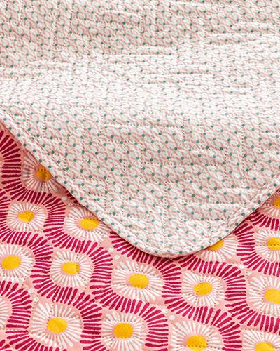 Sunny Side Универсална Покривка За Легло Единичен Размер, Розово, 160 X 220 Cm