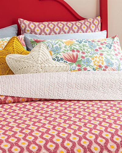 Sunny Side Универсална Покривка За Легло Двоен Размер, Розово, 200 X 220 Cm