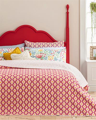 Sunny Side Универсална Покривка За Легло Двоен Размер, Розово, 200 X 220 Cm