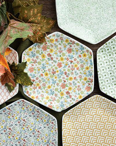 Sunrise Porcelain Dessert Plate 19 cm Green