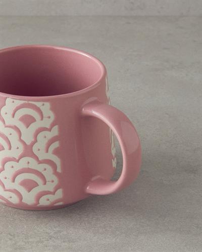 Sunrose Ceramic Cup 400 ml Salmon